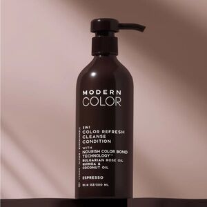 Vegan Hair Conditioner 3-In-1 Hair Color Refresh + Cleanse + Condition -Espresso